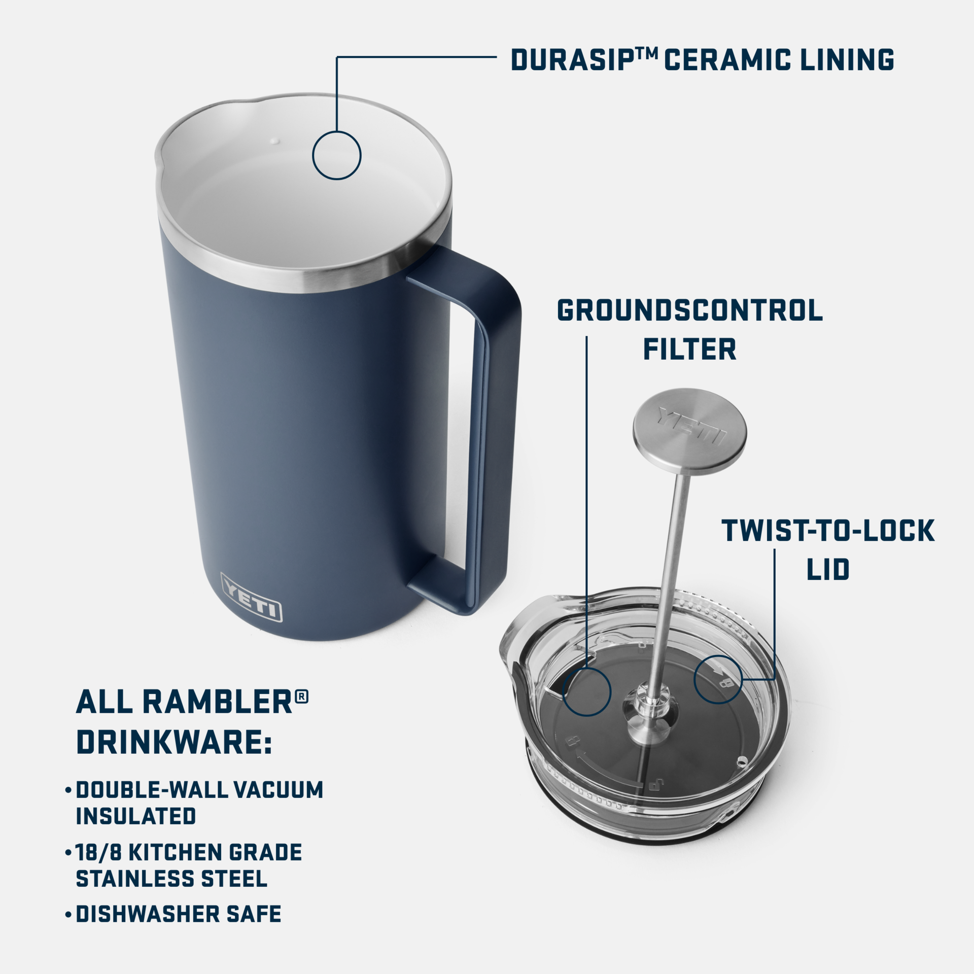 64 OZ FRENCH PRESS - Image 3